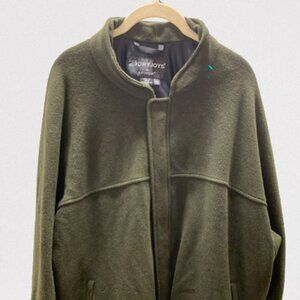 DryJoy by FootJoy Men's Full Zip Dark Green Fleece Jacket Size X-Large